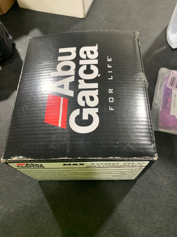 Photo 1 of Abu Garcia Max Digital Line Counter Low Profile Baitcast Reel, Size 50LP (1498759), Carbon Fiber Star Drag, Max of 20lb | 9.0kg, Durable, Lightweight and Strong, Black