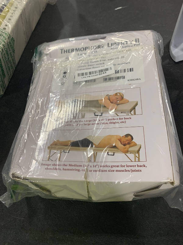 Photo 1 of Assembled in The USA - Thermophore Liberty 2 - Moist Heating pad for Arthritis, Back, Neck, Shoulder Pain and Cramps Relief - Electric, 3 Temperature Settings with auto Shut Off, Large 14" x 27"