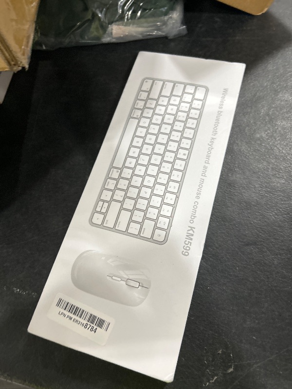 Photo 1 of Wireless Keyboard and Mouse for Mac, Bluetooth/2.4G USB Dual-Channel Connection, Multi Device, Rechargeable Wireless Keyboard and Mouse Combo Compatible with Mac, iPad, iPhone