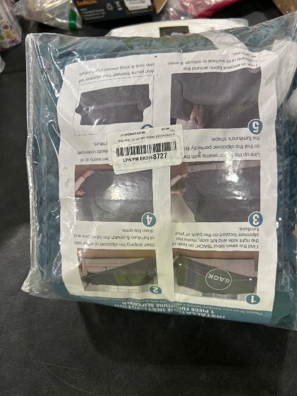 Photo 1 of H.VERSAILTEX Stretch Velvet Loveseat Covers for 2 Cushion Couch Covers for Living Room Sofa Covers Slipcovers with Non Slip Straps Bottom, Ultra Thick Comfy Velour (Width 58"-72", Deep Teal)