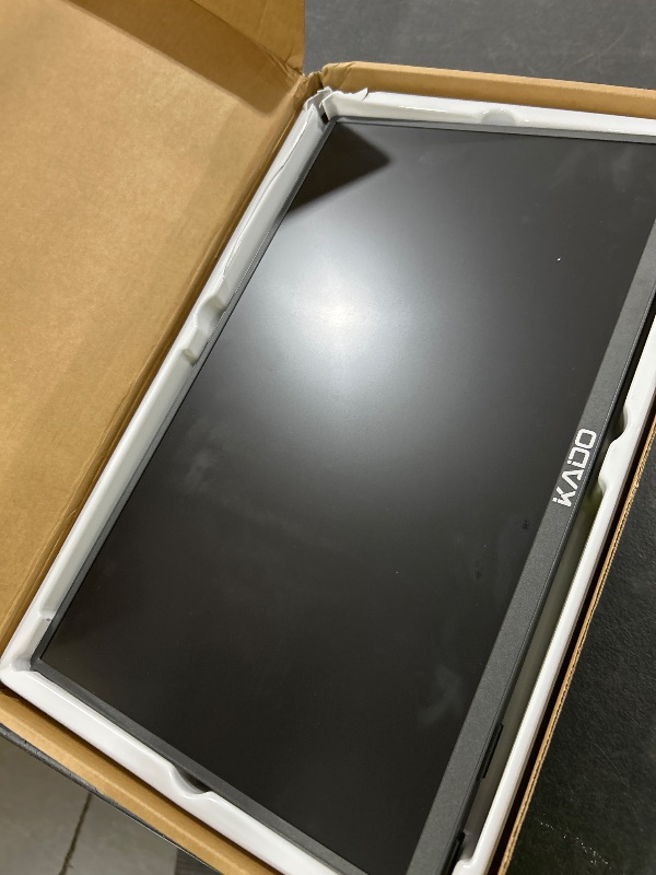 Photo 1 of Kado Dual Portable Monitor Setup - 2-Pack 15.6'' FHD 1080p, Ultra-Slim Laptop Monitor 1920x1080 with Built-in Speakers, IPS Display 180° Kickstand Stacked Desktop Setup Office Gaming Daytrading