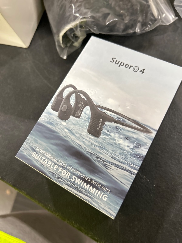 Photo 1 of YouthWhisper Upgraded Bone Conduction Headphones Bluetooth 5.3 Headset - IP68 Waterproof Wireless Headphone, 32G MP3 Memory, 12Hrs Sport Earphones for Swimming, AI Noise Cancel, Open-Ear Comfort