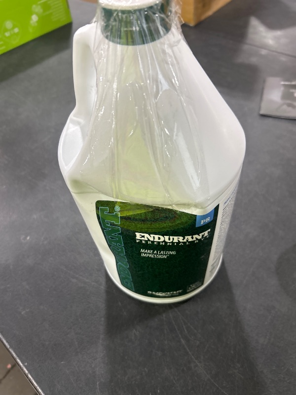 Photo 1 of Endurant Turf Colorants - Perennial Rye Spray Green Grass Paint for Lawns - Revives Dry, Patchy Yards - Light Grass Hue - Easy to Use, Concentrated Turf Grass Dye - Covers Approx 10,000 Sq Ft - 1 Gal