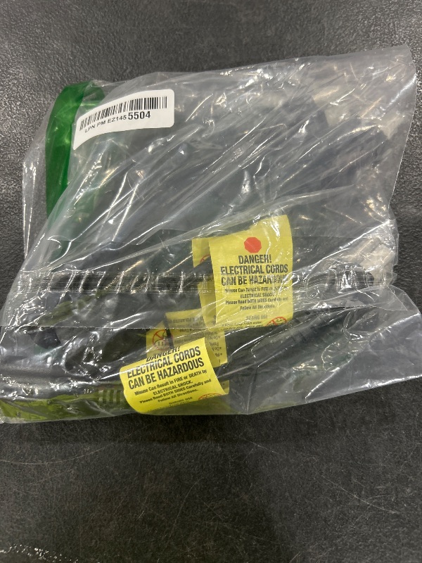 Photo 1 of [ETL Listed] Miady Short Power Extension Cord Outlet Saver, 16AWG/13A, 3 Prong (4 Pack, Black, 8 Inch)