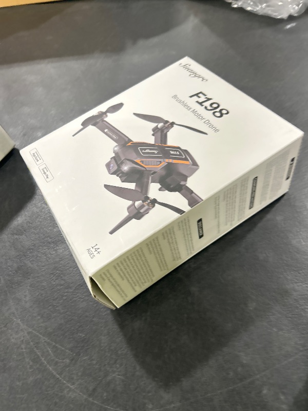 Photo 1 of F198 Drone with Dual Camera, 720P HD 90° Adjustable Lens, Quadcopter Dual Camera, WiFi APP, 3D Flip, Auto Hold, Optical Flow Positioning, Foldable Drone for Adult Beginners