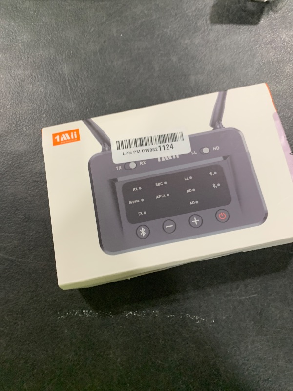 Photo 1 of 1Mii B03 Bluetooth 5.3 Transmitter Receiver for TV Home Stereo BT Headphones, aptX Low Latency & HD & AD Bluetooth Audio Adapter, Splitter for Wired & Wireless, Optical RCA AUX 3.5mm Inputs/Outputs