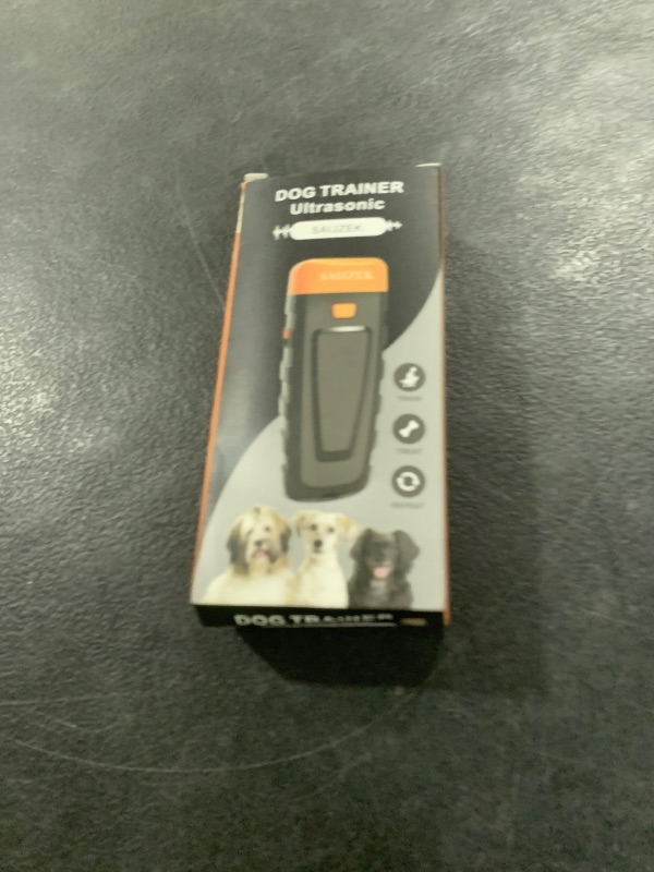 Photo 1 of SAIJZEK. Ultrasonic Dog Trainer, Sonic Bark Deterrent, Barks No More Training Device, Stop and Correct Bad Behaviors| Anti Barking Silencer | for Small and Medium Sized Dogs (G1-Black)