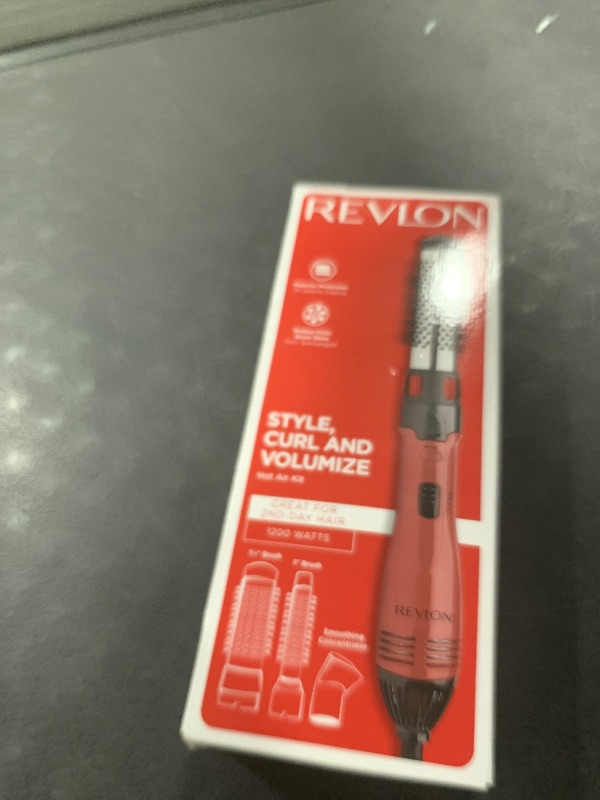 Photo 1 of Revlon 1200W Perfect Style Hot Air Kit | Style, Curl, and Volumize, 3 Piece Set