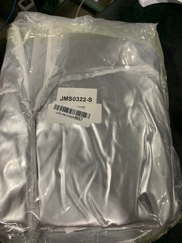 Photo 1 of Federedevo Silver Car Cover Waterproof All Weather Compatible with 1950-1992 VW Bus T1 T2 T3, Volkswagen Vanagon Full Car Cover with Door Zipper, Windproof Strap, Storage Bag