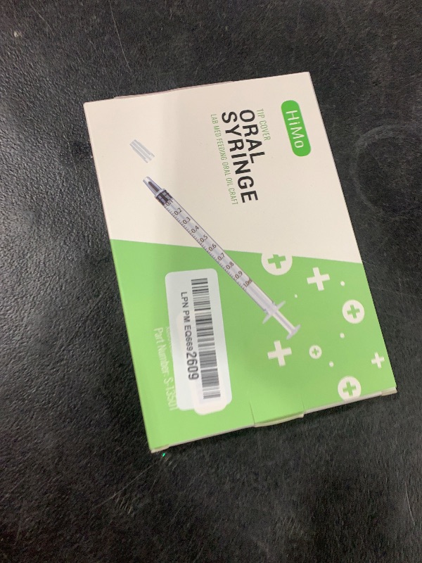 Photo 1 of 20 Pack 1ml Syringe with Cap for Liquid, 1cc Plastic Small Syringes with Cover, Non-Sterile, No Needle