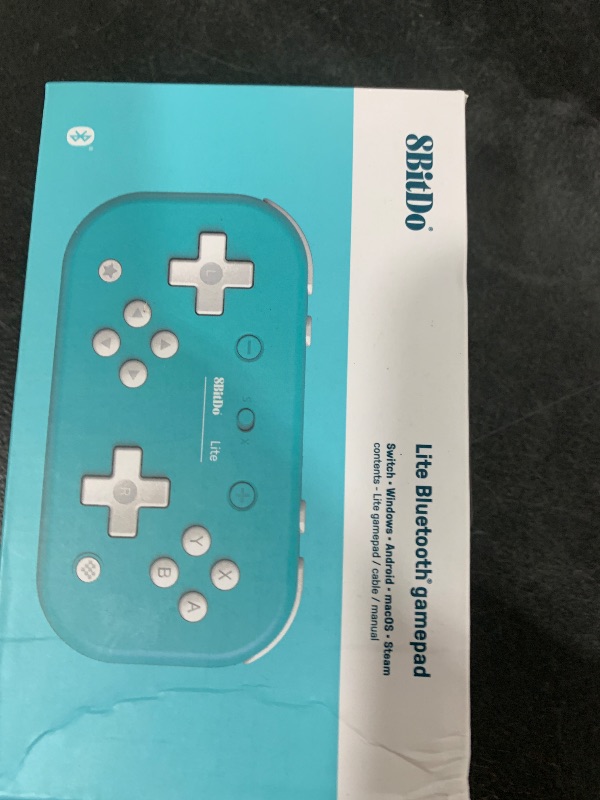 Photo 1 of 8Bitdo Lite Bluetooth Gamepad for Switch Lite, Switch & Windows (Turquoise Edition)