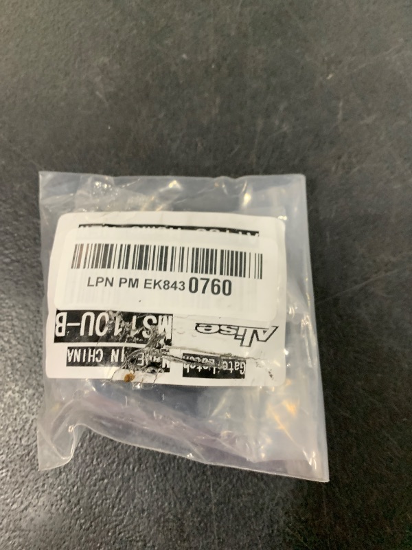 Photo 1 of Alise Gate Latch Slide Bolt Latches Lock,Safety Double Sided Rotate Gate Hardware,Black Finish,43mmx40mm