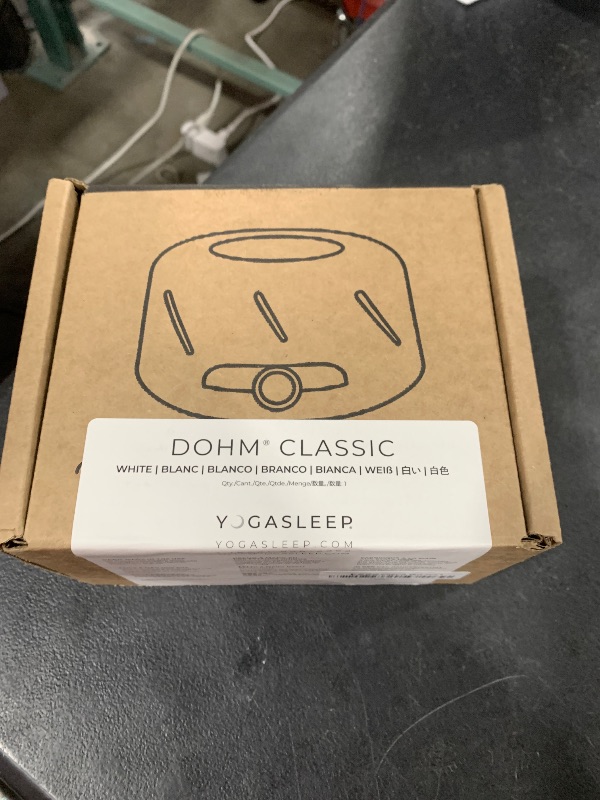 Photo 1 of Yogasleep Dohm Classic (White) The Original White Noise Sound Machine, Soothing Natural Sounds from a Real Fan, Sleep Therapy for Adults & Baby, Noise Cancelling for Office Privacy & Meditation