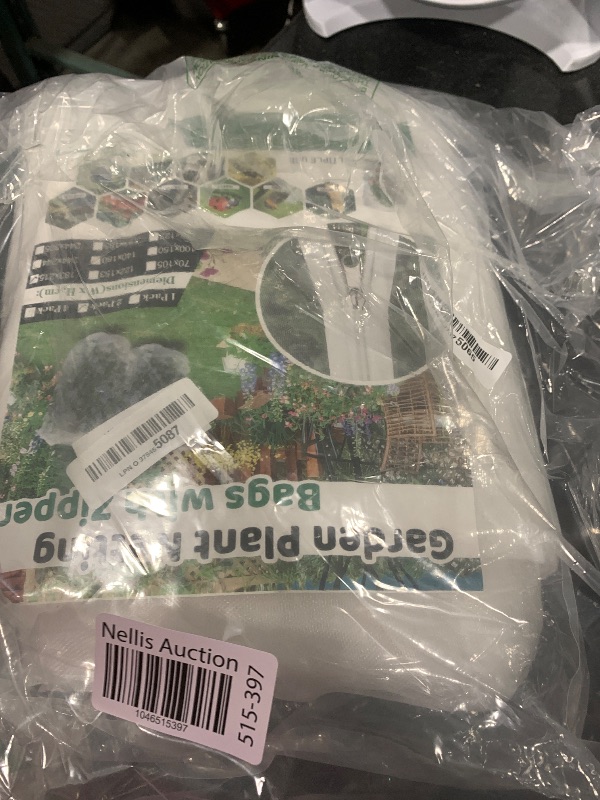 Photo 1 of Evoio Bird Netting for Garden Plant Fruit Tree Protection Large Blueberry Bushes Netting Covers Bags with Zipper, 6 x 7 ft Shrubs Bush Tomato Strawberry Berry Barrier Mesh Cover Net Protector (2 Pcs)