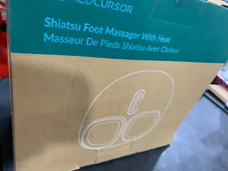 Photo 1 of Medcursor Foot Massager Machine with Heat, Feet Massage Delivers Relief for Tired Muscles & Plantar, Deep Kneading Therapy, Multi-Level Settings for Home, Office Use, Size up to 13"