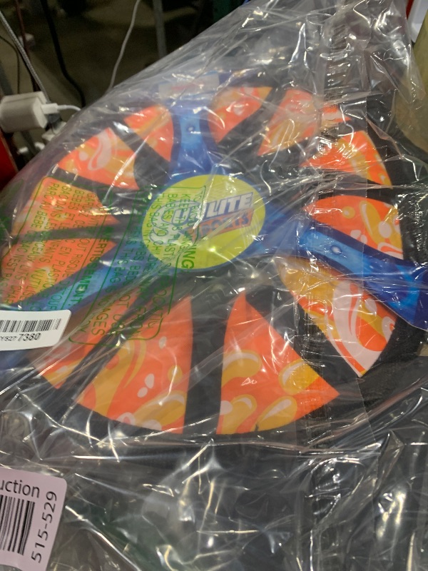 Photo 1 of Sunlite Sports Water Series Spin Twist Frisbee, 1 Piece, Colors Vary, Blue/Green/Orange/Red (AN0509-B)