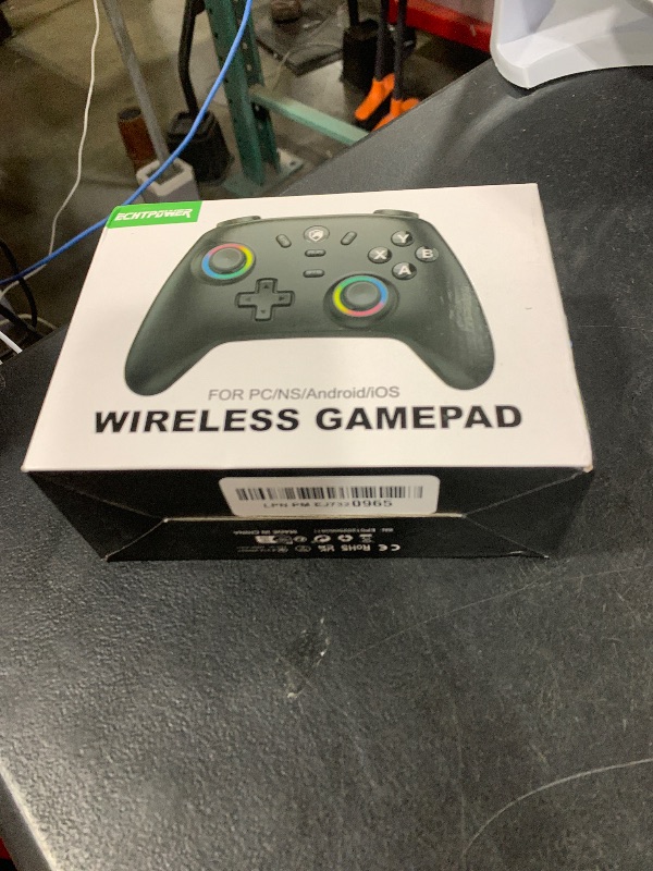 Photo 1 of ECHTPower Wireless PC Gaming Controller - Hall Effect Joystick, 2.4G & Wired 1000Hz Polling Rate, 800mAh Battery, Adjustable Turbo/Vibration - for PC/Switch/iOS/Android