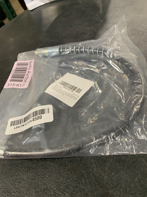 Photo 1 of NQEUEPN Grease Gun Accessory Kit, 18 Inch Spring Flex Hose with Grease Gun Coupler 8000PSI 1/8" NPT Threads Grease Gun Fittings