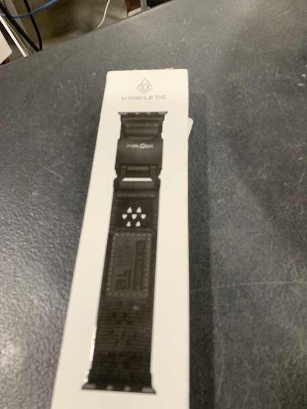 Photo 1 of Bandletic Compatible with Apple Watch Series 10 46mm Band for Men - Rugged Soft Nylon Sport Strap with Magnetic Fidlock Buckle for iWatch Ultra 2(49mm), Series 9/8/7(45mm), SE/6/5/4(44mm), 3/2/1(42mm)