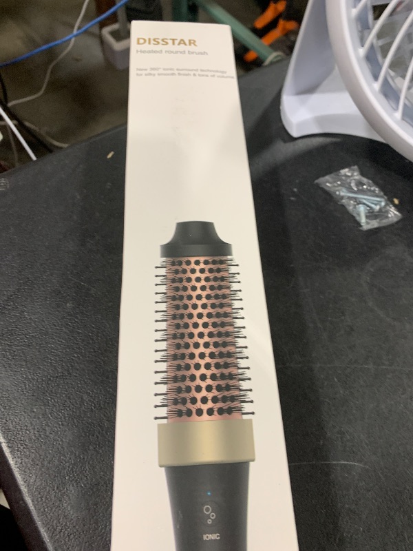 Photo 1 of Ionic Thermal Brush Blowout Hot Brush 1.5 Inch Heat Hair Curling Brush 30s Fast Heated Round Brush Hair Styling Brush Dual Voltage Hot Curling Iron Brush for Easy Blowouts Styling