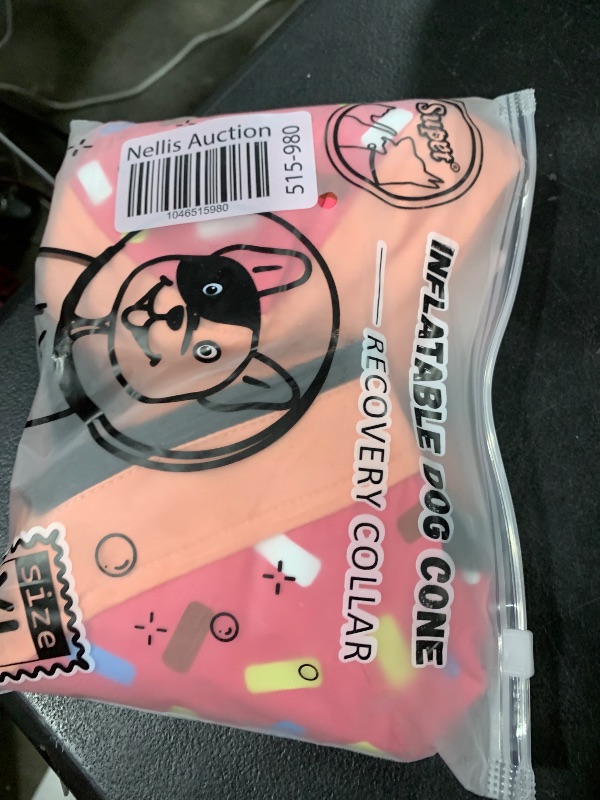 Photo 1 of Supet Inflatable Dog Cone Collar Alternative After Surgery, Dog Neck Donut Collar Recovery E Collar for Neuter, Soft Pet Cone for Small Medium Large Dogs