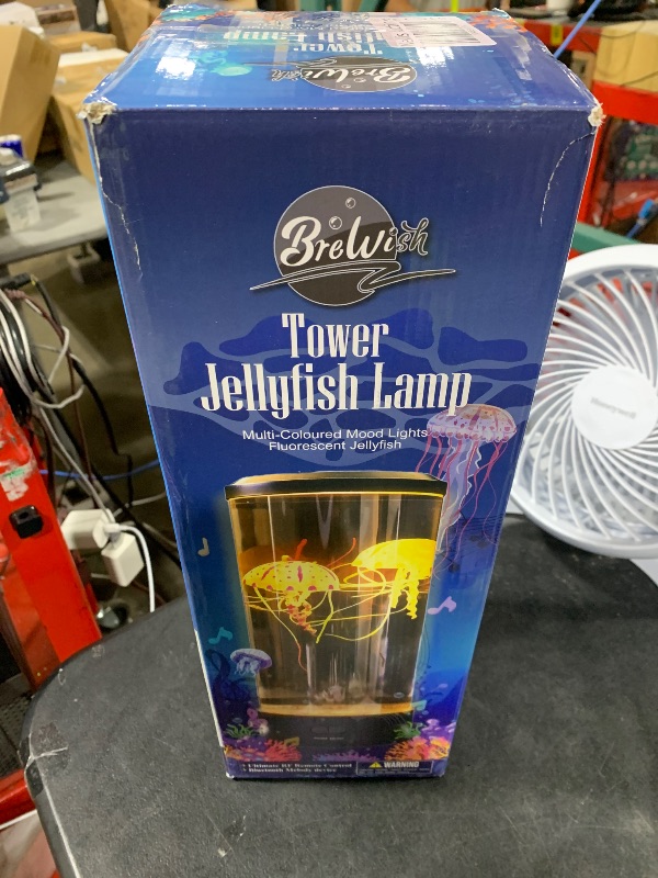 Photo 1 of Brewish Jellyfish Lamp with 20W Bluetooth Speaker (Upgraded Motor 2025), 16 Color Changing Mood Lamp, 5 Modes Aquarium Night Light for Kids, Gift for Adults, Kids, Sensory Lights for Autistic Children