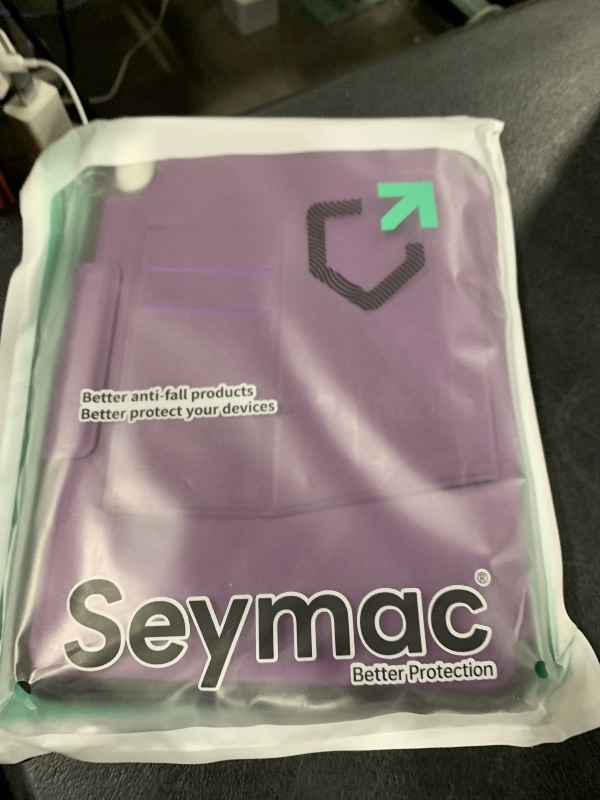 Photo 1 of SEYMAC stock Case for iPad (A16) 11th/10th Generation 11''/10.9'', Strong Magnetic Auto Sleep Shockproof Case with Absorbing Multi-Angles Stand, Pen Holder, Card Slot (Purple)