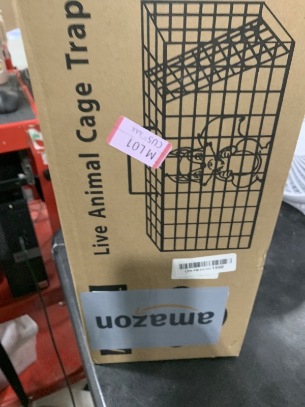 Photo 1 of Anyhall Live Squirrel Trap Heavy Duty Humane Animal Cage Trap - 17” x 7” x 7”