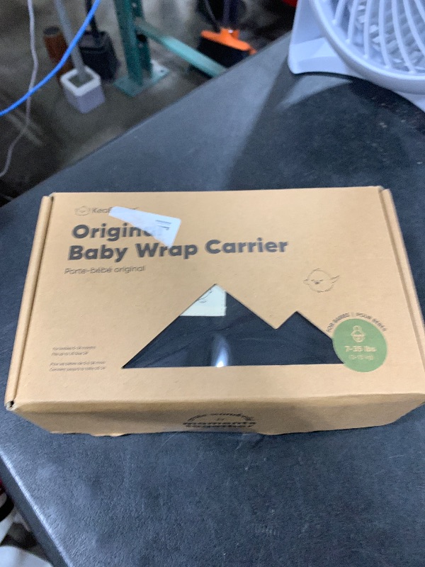 Photo 1 of KeaBabies Baby Wrap Carrier - All in 1 Original Baby Carrier Newborn to Toddler Sling, Easy to Wear, Hands Free Bonding, Lightweight, Breathable Infant Wraps (Trendy Black)