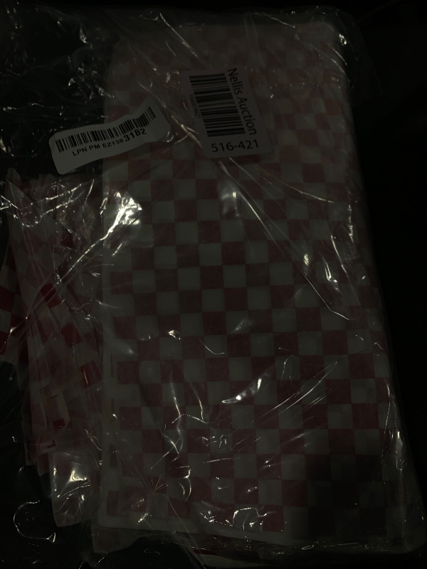 Photo 1 of 100PCS Sandwich Wrapping Paper, Grease Resistant Wax Paper Sheets for Food, Extra Strong Food Basket Liners, Classic Red & White Checkered Deli Sheets 12x12" for BBQ, Picnic, Festival - Vacnkoy