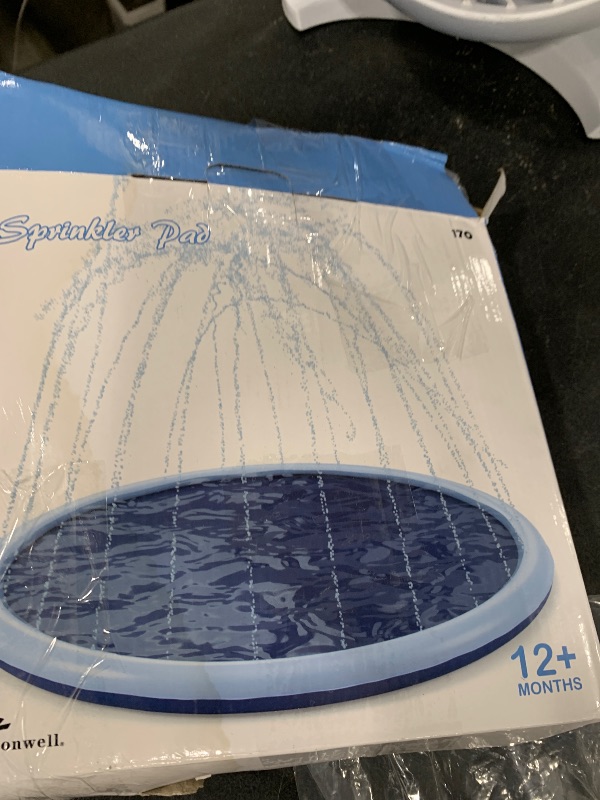 Photo 1 of Kids Dog Splash Pad Sprinkler - Jasonwell Non Slip Dog Sprinkler Pad Splash Pool Puppy Dogs Pool Summer Outdoor Water Toys Backyard Durable Splash Pad for Toddlers Kids Small Medium Large Dogs Pet