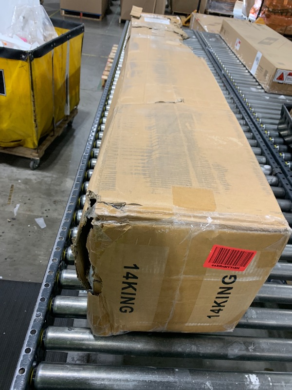 Photo 1 of King Mattress 14 Inch - Medium Firm Hybrid Mattress King with Advanced Memory Foam & Zoned Pocket Springs for Pressure Relief and Motion Isolation | CertiPUR-US, Fiberglass-Free Mattresses in a Box