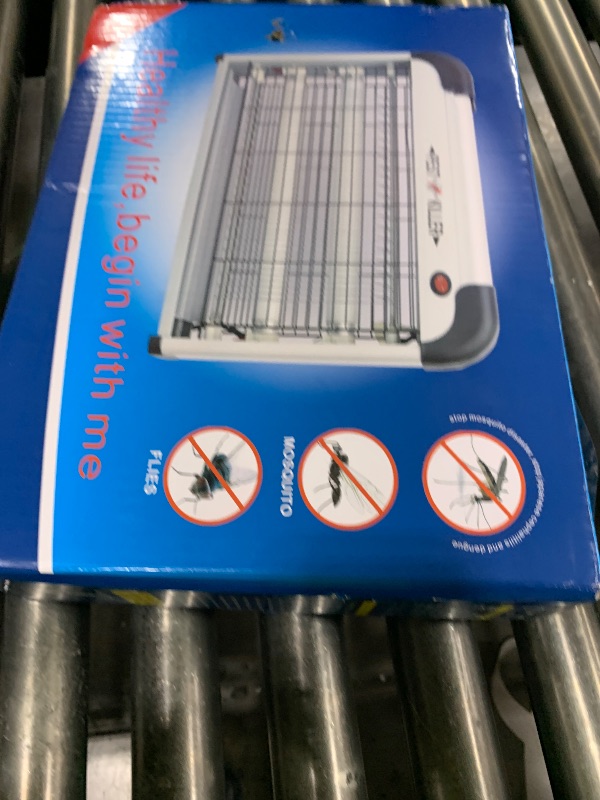 Photo 1 of Fly Trap Indoor Bug Zapper, 2800V Powerful Flying Insect Mosquito Killer w/ 20W Blue Light Attract, Plug-in Pest Control Machine for Moth, Fruit Fly, Fungus Gnat, Garage Bug Catcher
