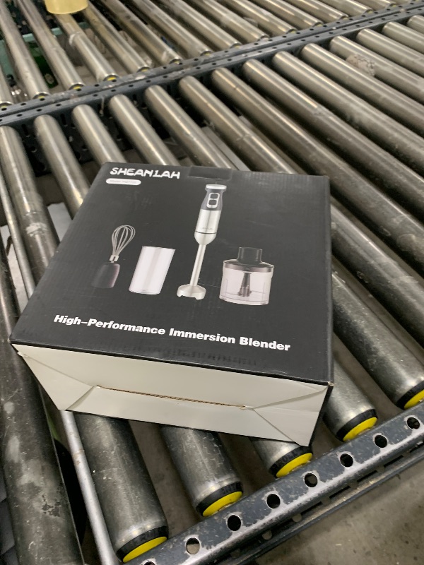 Photo 1 of 1000W Powerful Immersion Blender Handheld, 2025 New Update Hand Blender with 25-Speed and Heavy-Duty Copper Motor, 4 in 1 Hand Mixer with Chopper, Whisk, Beaker and Wand Silver