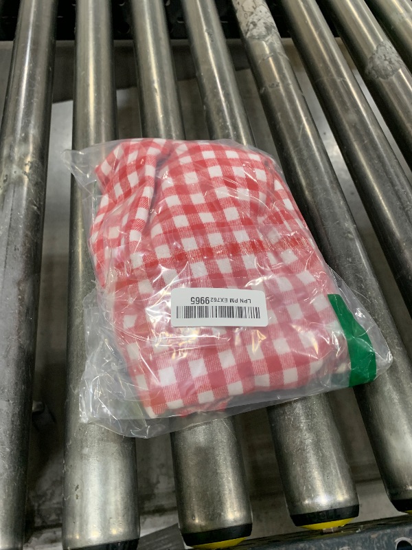 Photo 1 of Red and White Gingham Table Runner 72 Inch - Cotton Checkered Plaid Table Runner for Home Kitchen Dinner Party Table Decorations - Valentines Day Table Runner