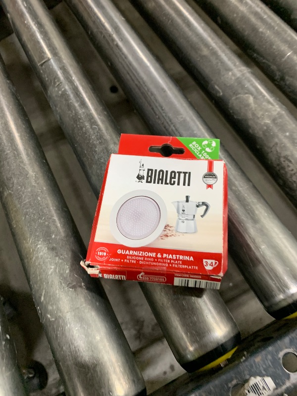 Photo 1 of Bialetti Replacement Gasket and Filter Plate for Brikka Pots (Brikka 2 Cup)