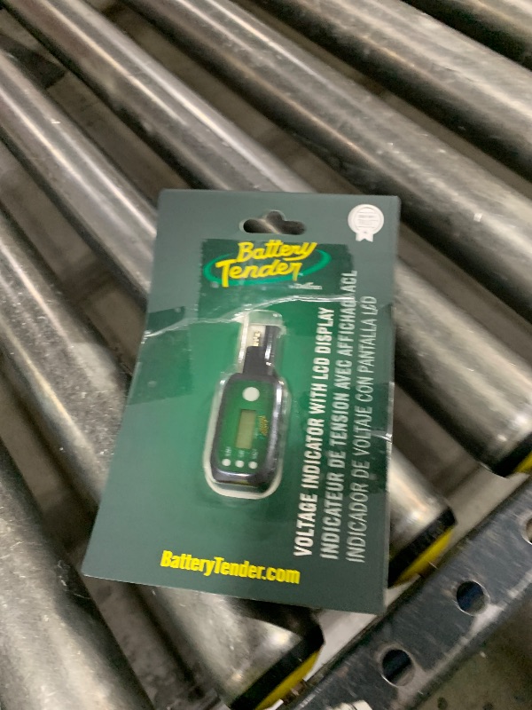 Photo 1 of Battery Tender Voltage Indicator for Easy-to-Use Accurate 12V Battery Testing - Easily Track 12V Battery Voltage Using LCD Display with LED Charge Indicator - 081-0157