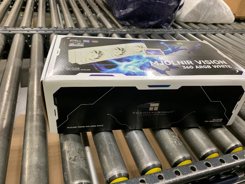 Photo 1 of Thermalright Mjolnir Vision 360 ARGB White AIO CPU Liquid Cooler,IPS LCD Screen with 320 * 240 Resolution,for AM4/AM5 and LGA1700/1851,’3.5 inch’Magnet-Absorbent LCD Screen for Images