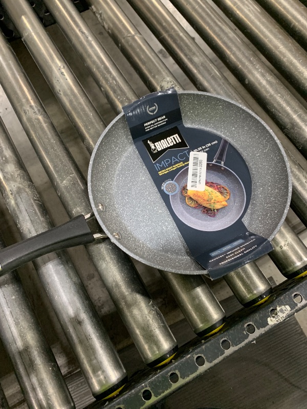 Photo 1 of Bialetti Impact Textured Nonstick Oven-Safe 10in Frying Pan, Gray