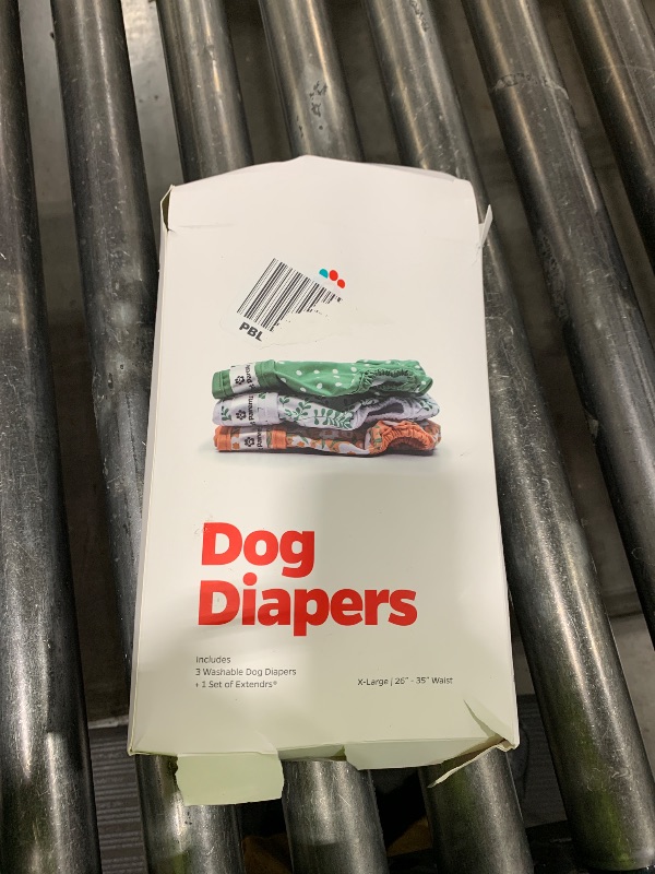 Photo 1 of Pet Parents® Washable Dog Diapers (3pack) + Extendrs® of Durable Doggie Diapers, Premium Dog Diapers Female (X-Large, Daisy)