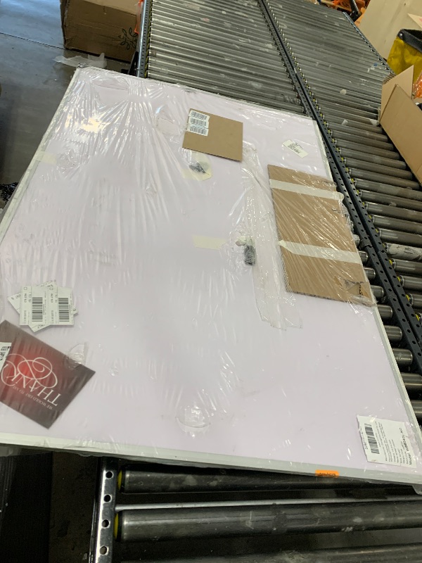 Photo 1 of VIZ-PRO Dry Erase Board/Magnetic Whiteboard, 60 X 40 Inches, Silver Aluminum Frame