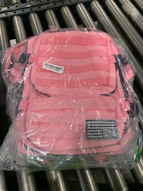 Photo 1 of Lovelinks21 25L Tactical Backpack for Men Women Military Backpack Army Assault Pack Molle Backpack Small Bug Out Bag Travel Rucksack Daypack (Pink)