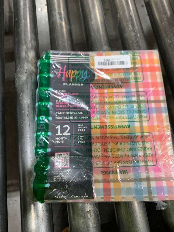 Photo 1 of Happy Planner Disc-Bound Mid-Year 12-Month Color-Block Layout, Academic Planner July 2024–June 2025, Classic Size, Camp Nostalgia, 72 Pages, 12 Dividers, 2 Sticker Sheets, 7" x 9 3/4"