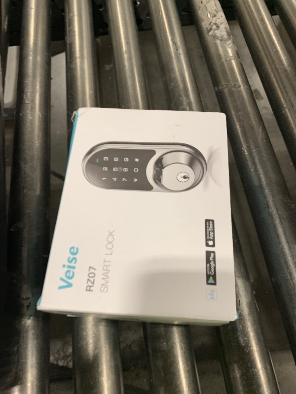 Photo 1 of Veise RZ07 Smart Lock, Fingerprint Door Lock, 7-in-1 Keyless Entry with App Control, Electronic Touchscreen Keypad Deadbolt, Biometric Smart Locks for Front Door, Satin Nickel