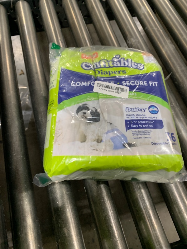 Photo 1 of Hartz Disposable Dog Diapers, Size S 36 count, Comfortable & Secure Fit, Easy to Put On