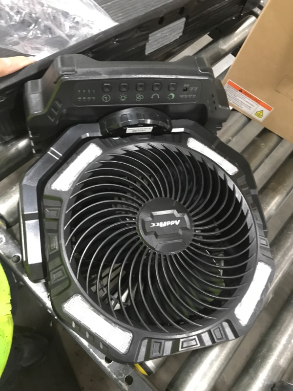 Photo 1 of 40000mAh Battery Operated Camping Fan, Rechargeable High Velocity Floor Fan, Auto Oscillation Remote Control Timer - Cordless Outdoor Fan for Car Travel RV Camp Garage Patio Hurricane Emergency