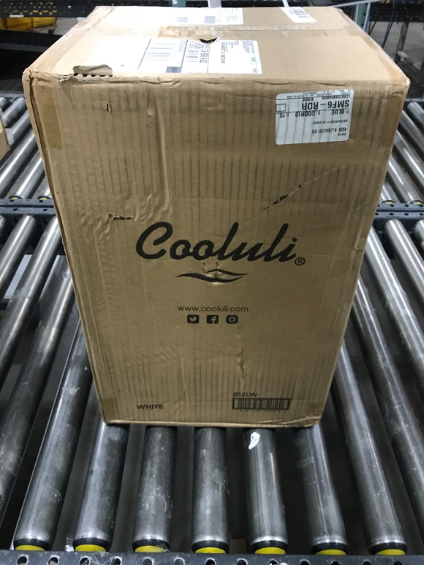 Photo 1 of Cooluli B12LW 12L Beauty Fridge, Pearl White