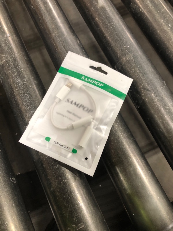 Photo 1 of Lightning to 3.5mm Headphone Adapter for iPhone - 2 Pack Hi-Res iPhone Aux Adapter Converter Jack Dongle Audio Aux Cord for Apple iPhone 14 13 12 11 X XS White