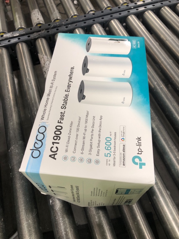 Photo 1 of TP-Link Deco S4 Mesh AC1900 WiFi System - Up to 5,500 Sq.ft. Coverage, Replaces WiFi Router and Extender, Gigabit Ports, Works with Alexa, Deco S4(3-Pack)