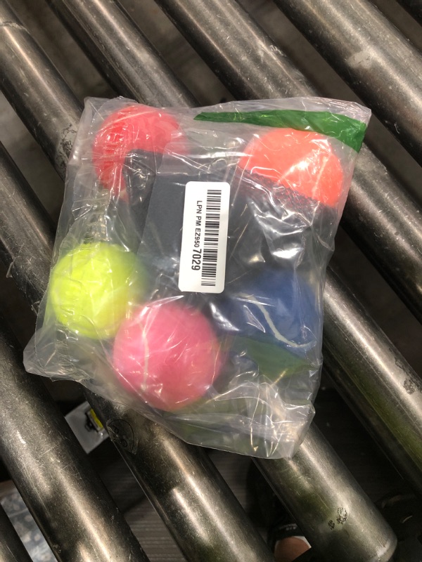 Photo 1 of SHYUJAJIE Tennis Balls, 6 Pack Training Tennis Balls,High Elasticity Practice Balls for Beginner, Playing Balls for Dogs (Rainbow)